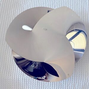 Alessi Italy ABI Alice Resonance 18/10 Mirror Stainless Steel 14½" Fruit Bowl